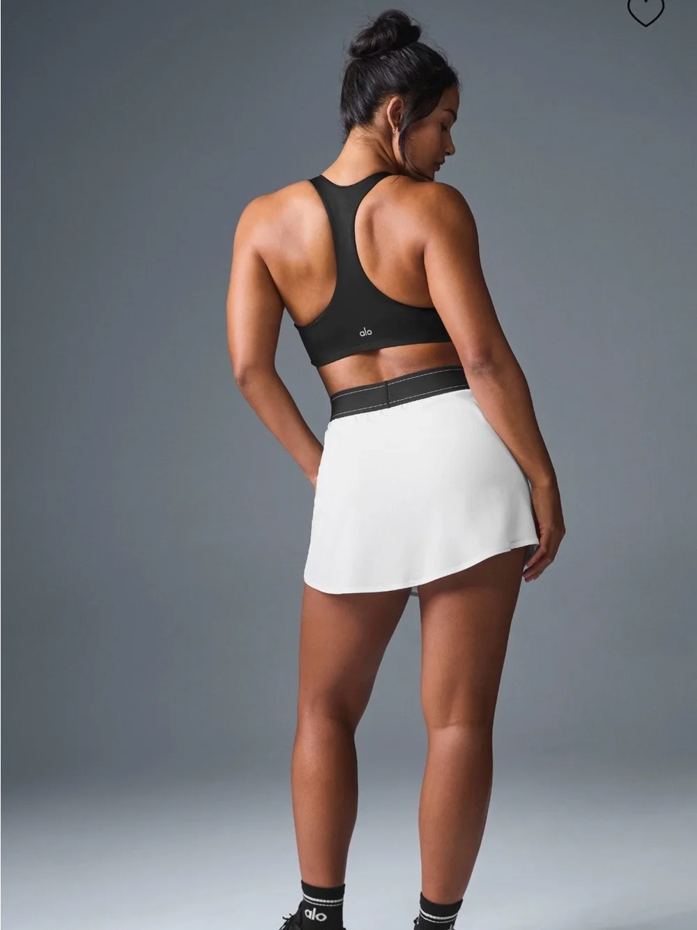 Alo Match Point Tennis Skirt - White